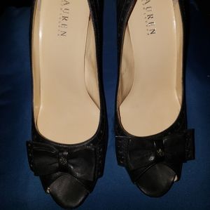 Black Peep Toe Shoes